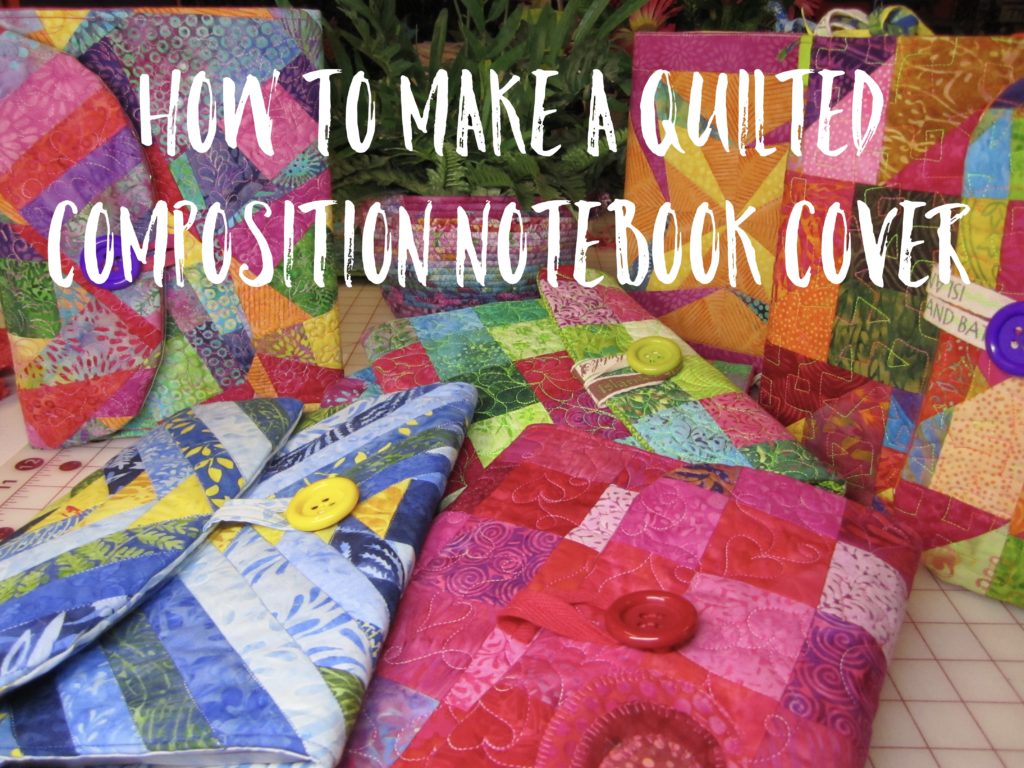 Making quilted composition notebook covers is addicting - we bet you can't make just one!