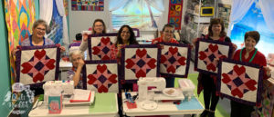 Land Locked Quilt Cruise Students