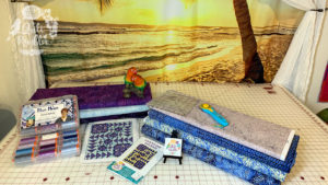 Paradise Island pattern by The Quilt Rambler plans for Blue Moon fabric line